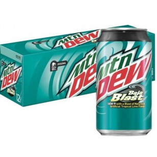 Mtn Dew Baja Blast 355ml 12oz (Pack Of 12)
